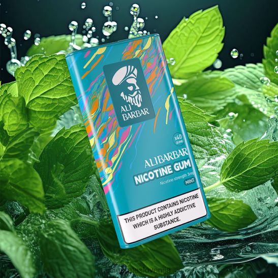Alibarbar nikotinski gumi lubenica X046DN85 - Elektronska Cigareta Za Enkratno Uporabo