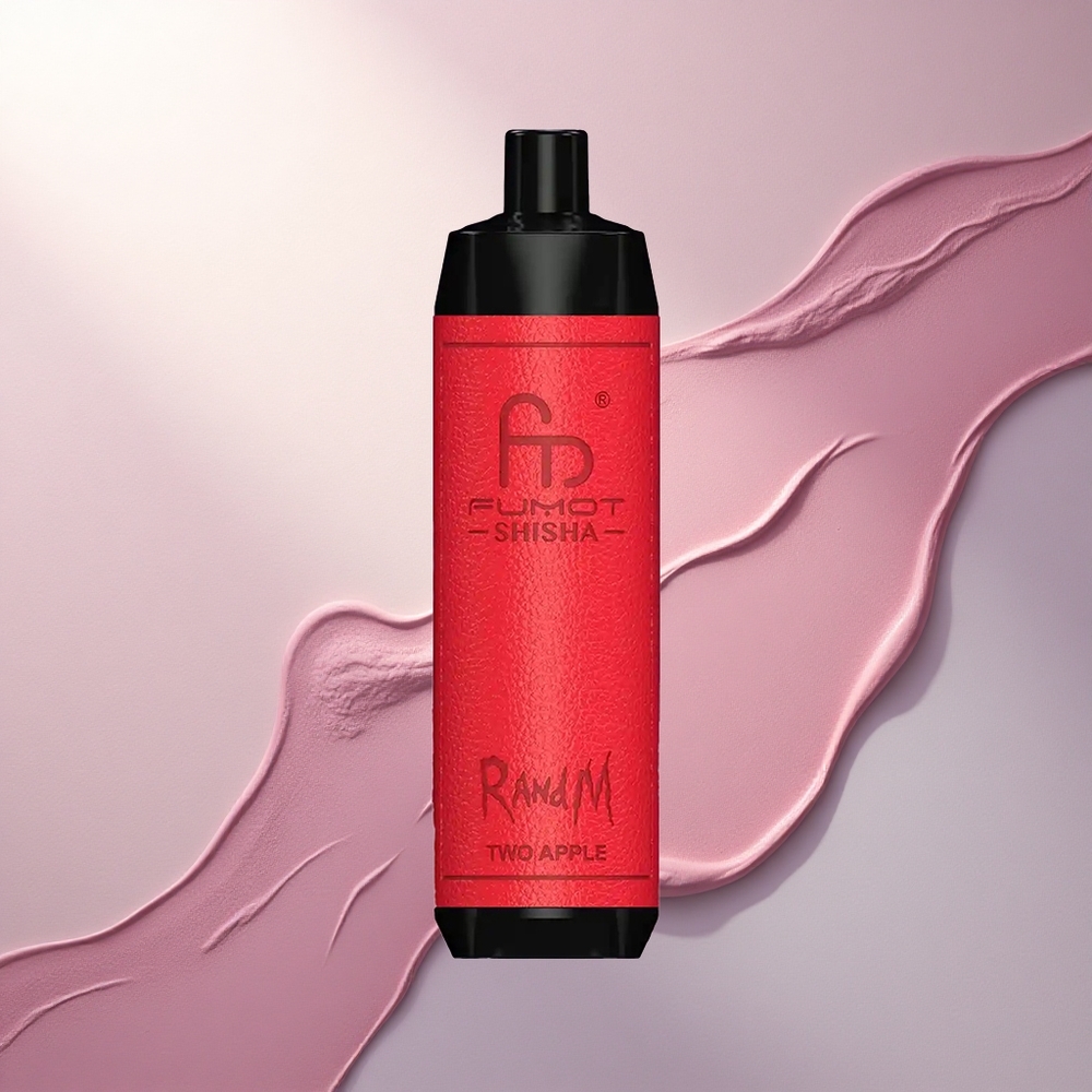 RandM Fumot Shisha 10000 Puffs Dve Jabolki z 18ml E-tekočine in 850 mAh Baterijo
