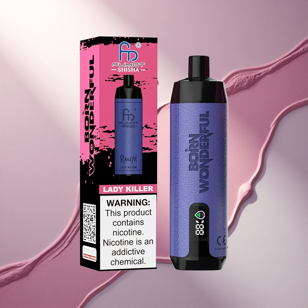 RandM Fumot Shisha 10000 Puffs Gospodična Morilec 18ml 0.5% nikotina 850mAh