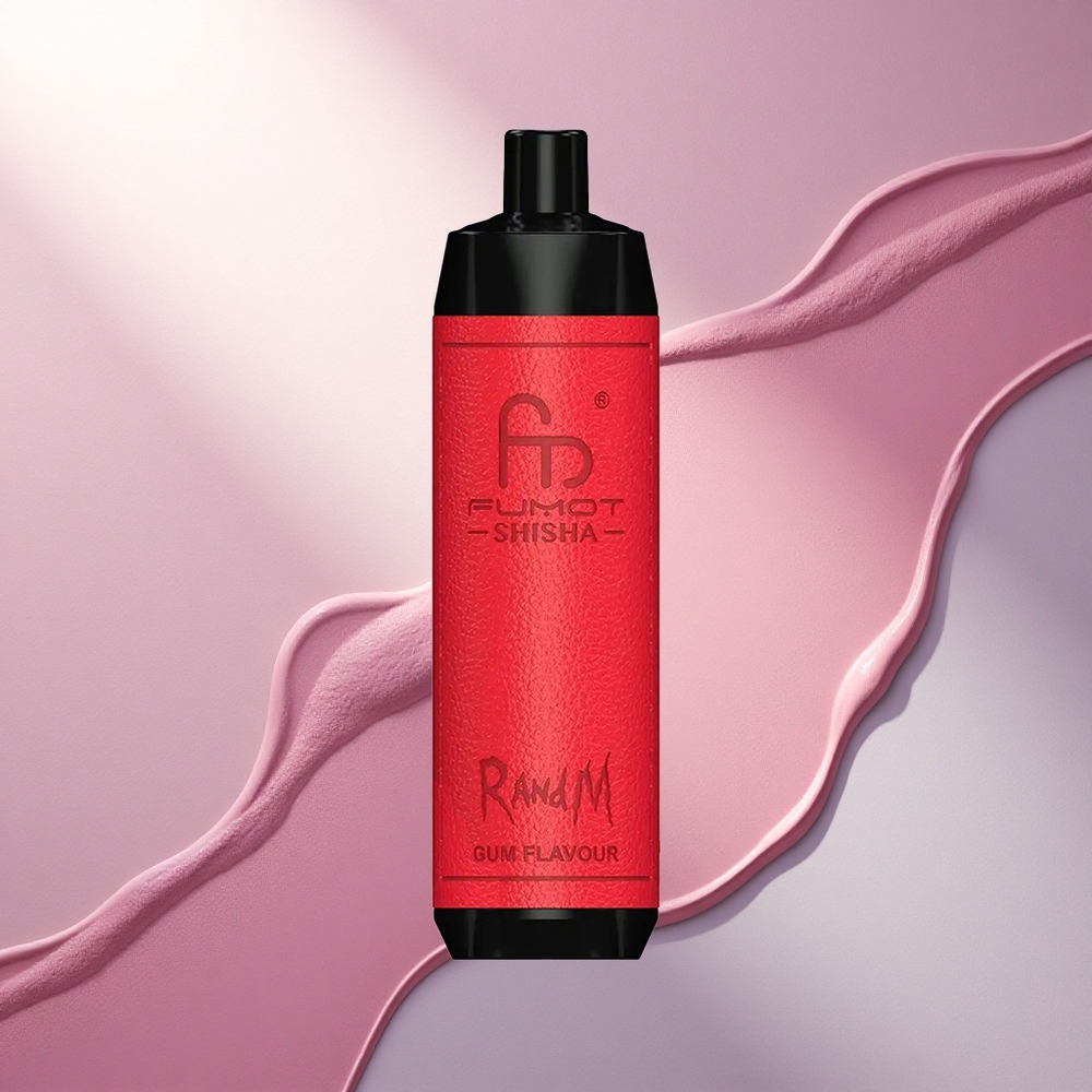 RandM Fumot Shisha 10000 Puffs Gum Okus Dispozabilna Vape z 18ml E-tekočino in 850 mAh Baterijo