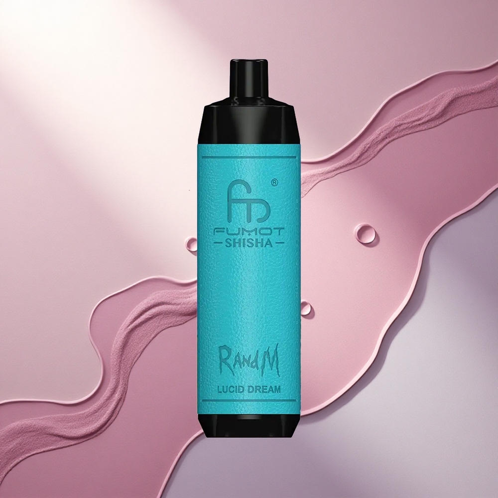 RandM Fumot Shisha 10000 Puffs Jasna Sanja z LED indikatorjem in 850 mAh baterijo