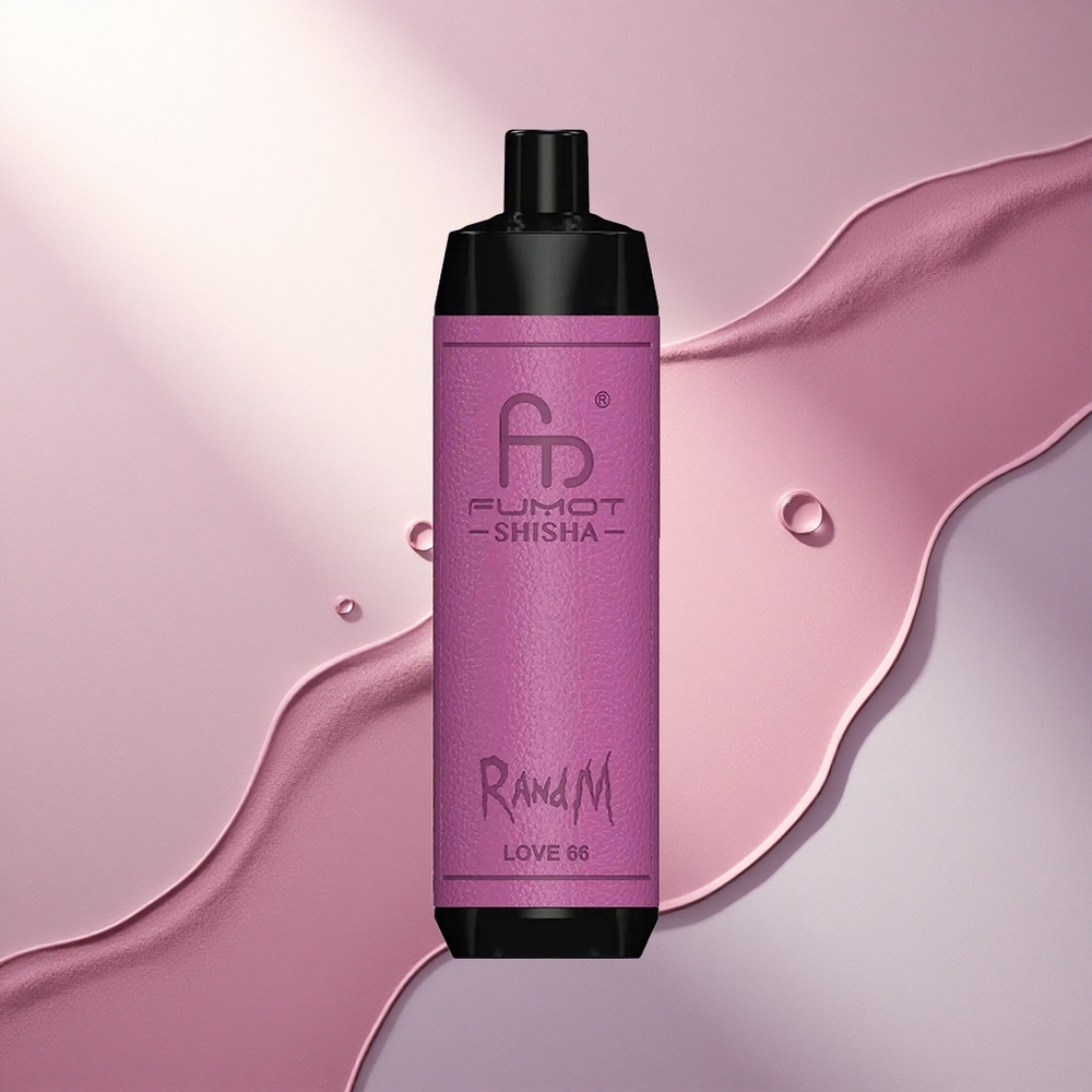 RandM Fumot Shisha 10000 Puffs Ljubezen 66 z 0,5% nikotina in 850 mAh baterijo
