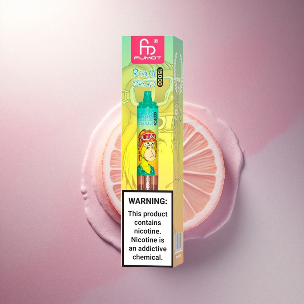 RandM Fumot Tornado 15000 Puffs Ananasov Led 25ml 850mAh