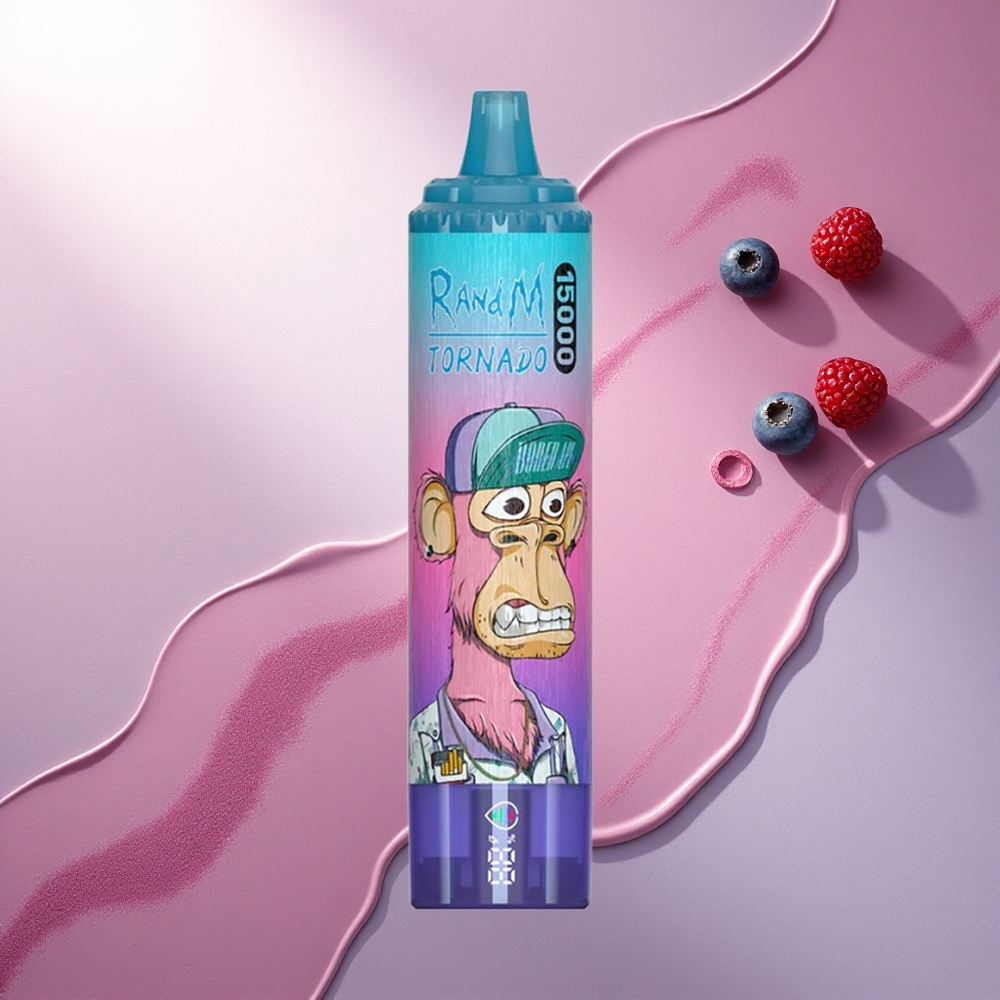 RandM Fumot Tornado 15000 Puffs Borova Malina 25ml 850mAh Mesh