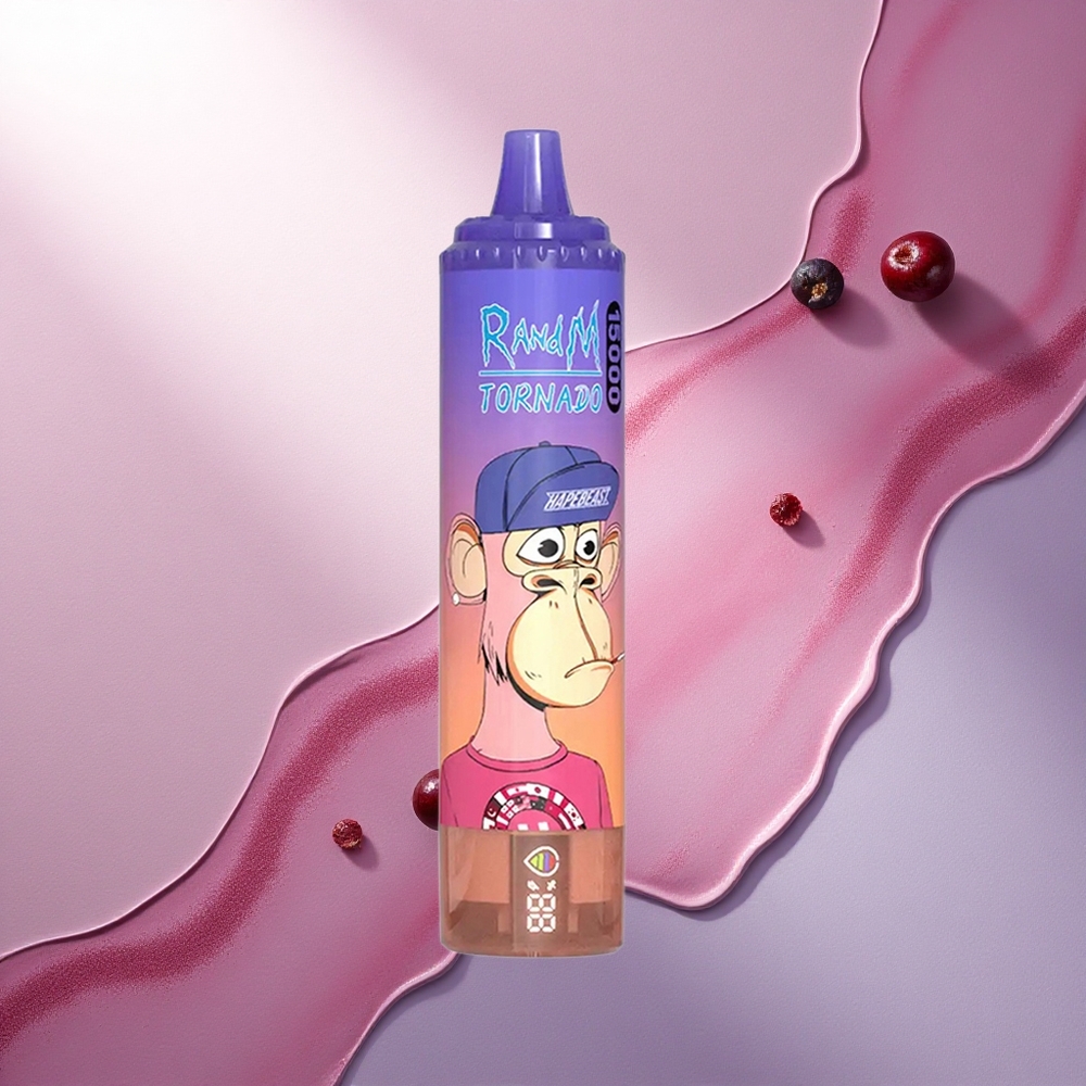RandM Fumot Tornado 15000 Puffs Borova Češnja Brusnica 25ml 850mAh Mesh
