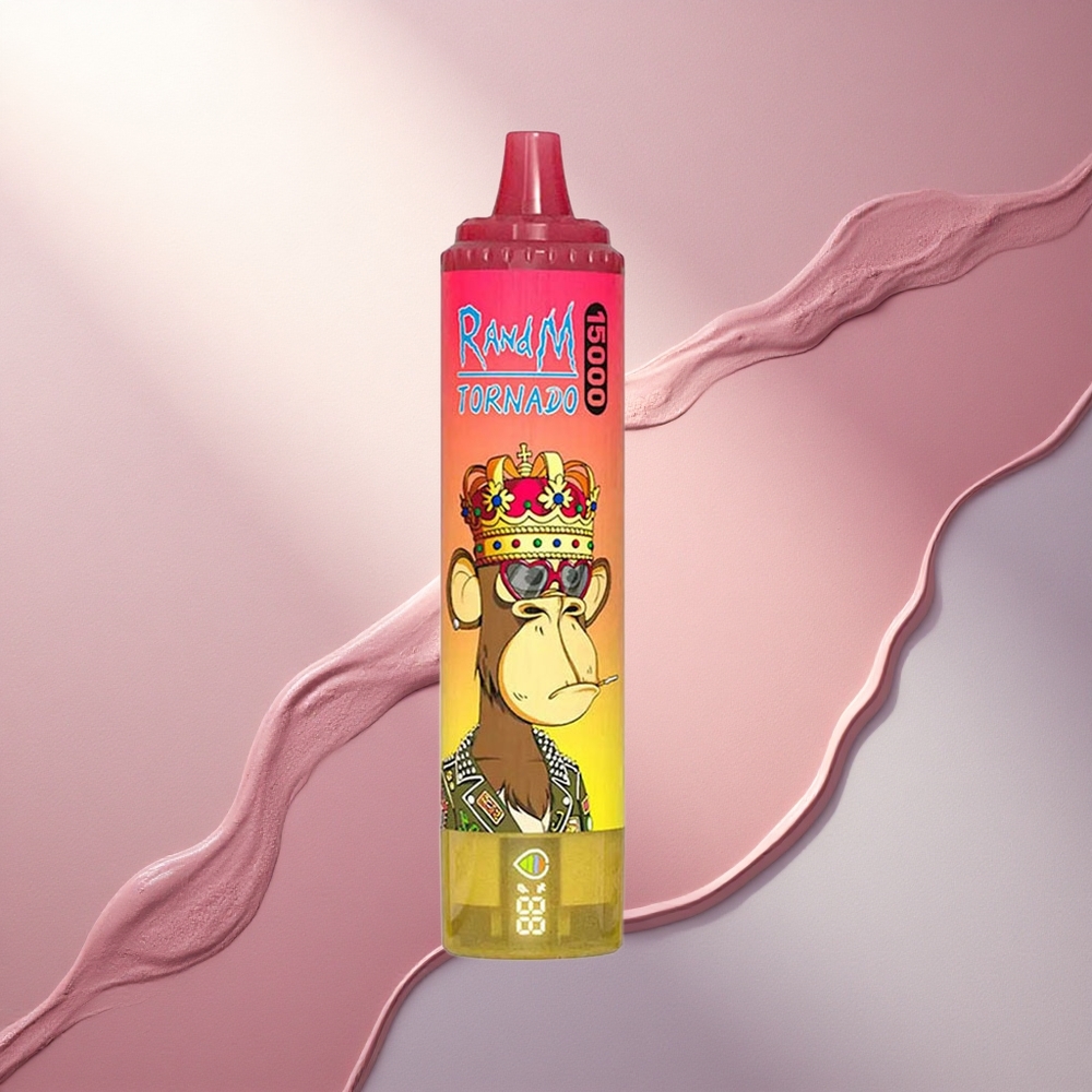 RandM Fumot Tornado 15000 Puffs Breskovi Led z 25ml in 850mAh