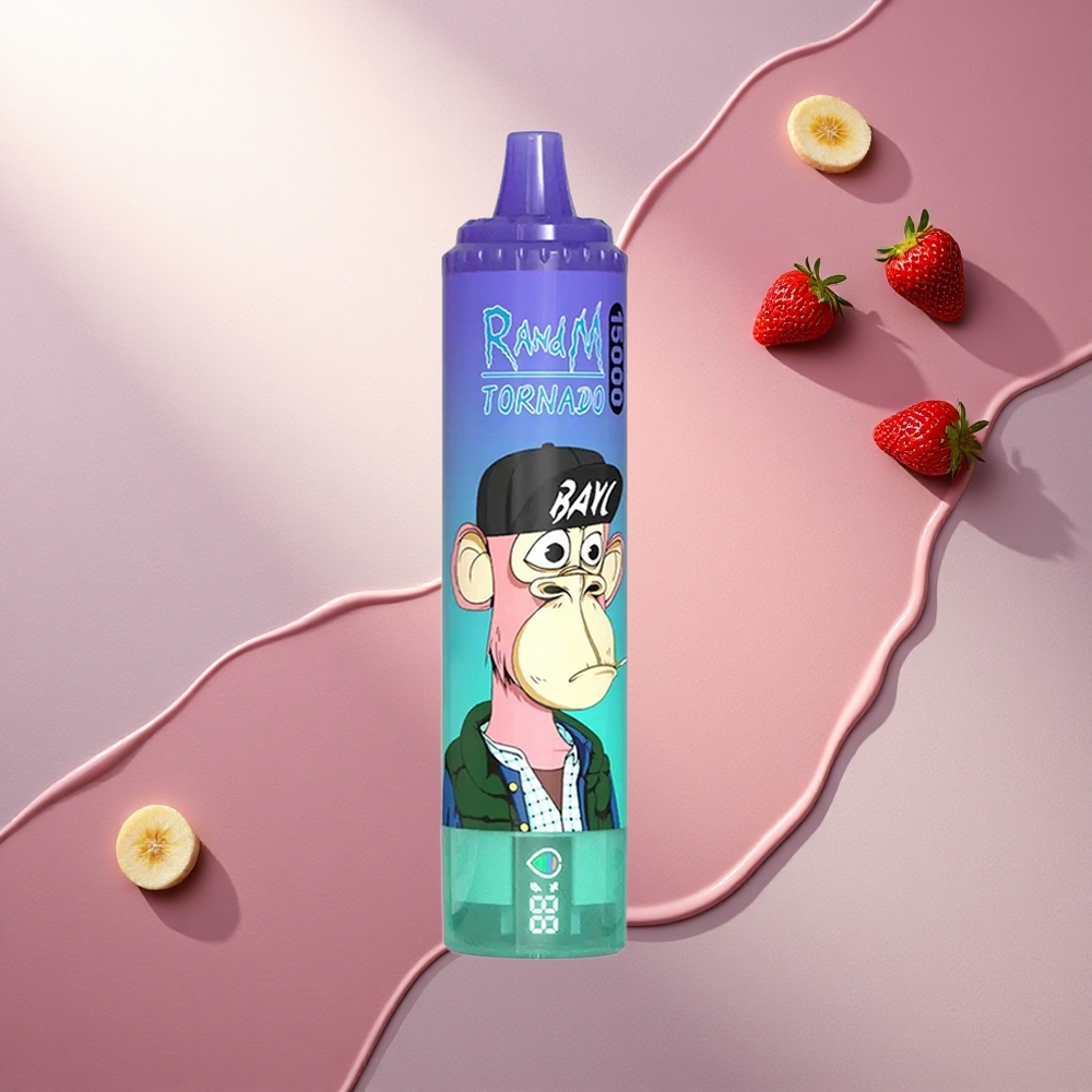 RandM Fumot Tornado 15000 Puffs Jagoda Banana 25ml 850mAh