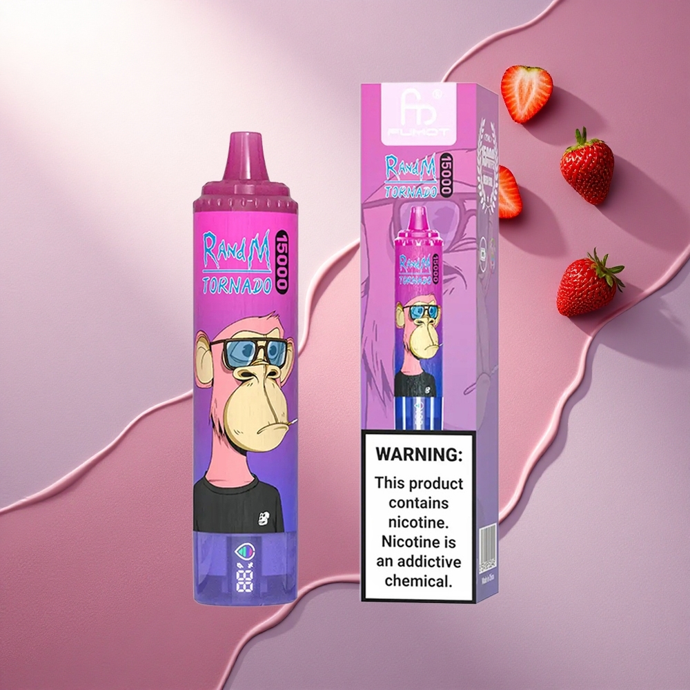 RandM Fumot Tornado 15000 Puffs Jagoda Grozdje 25ml 850mAh