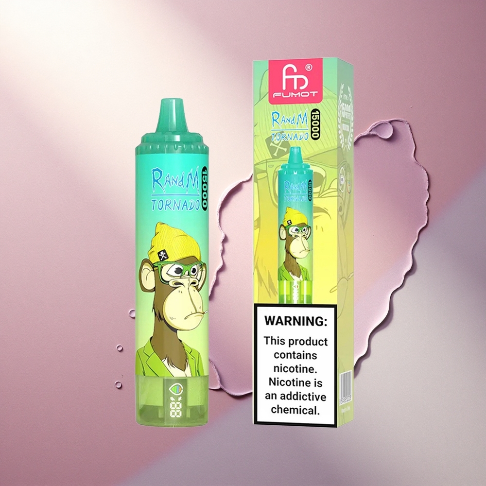 RandM Fumot Tornado 15000 Puffs Limeta Lime 25ml 850mAh