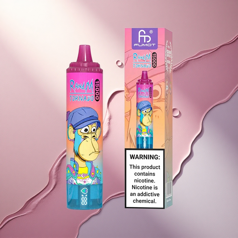 RandM Fumot Tornado 15000 Puffs Limunada z 25ml tekočine in 850mAh baterijo