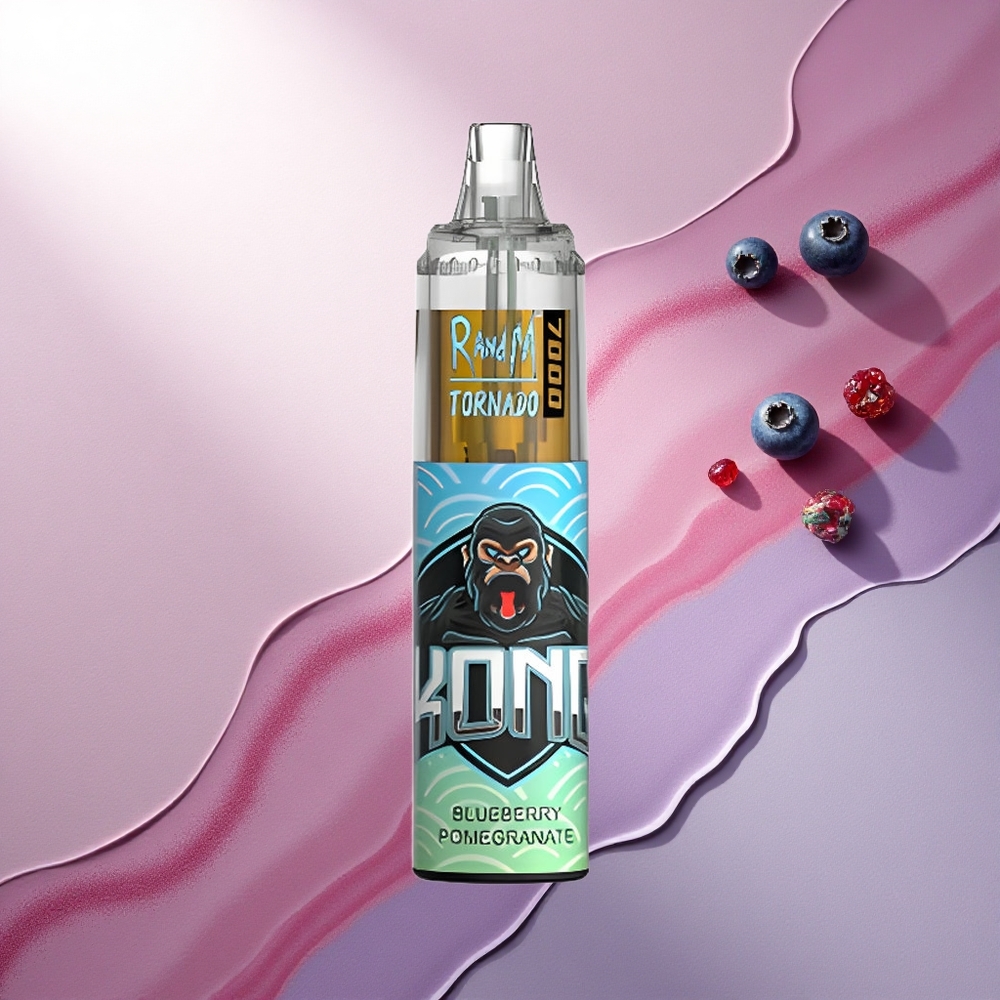 RandM Fumot Tornado 7000 Puffs Borova Granatova z 850 mAh in 5% nikotina