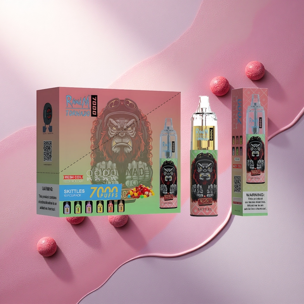 RandM Fumot Tornado 7000 Puffs Fumot Tornado 850 MAH Tipni Nikotin