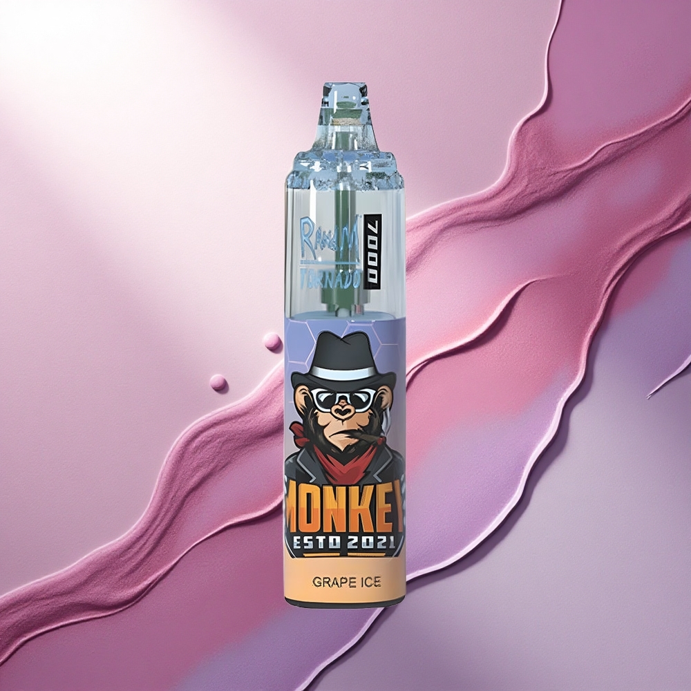 RandM Fumot Tornado 7000 Puffs Grozdov led z 5% nikotina in 850 mAh baterijo