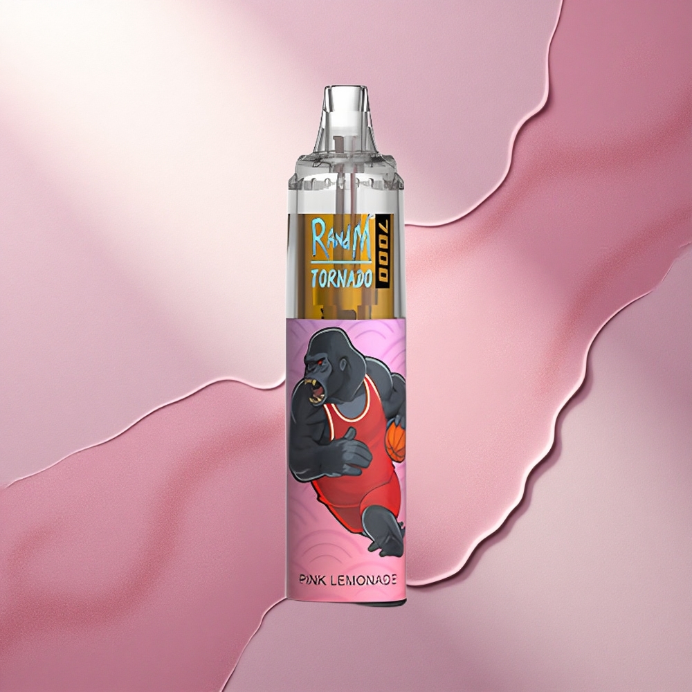 RandM Fumot Tornado 7000 Puffs Roza Limonada z 850 mAh in mesh tuljavo