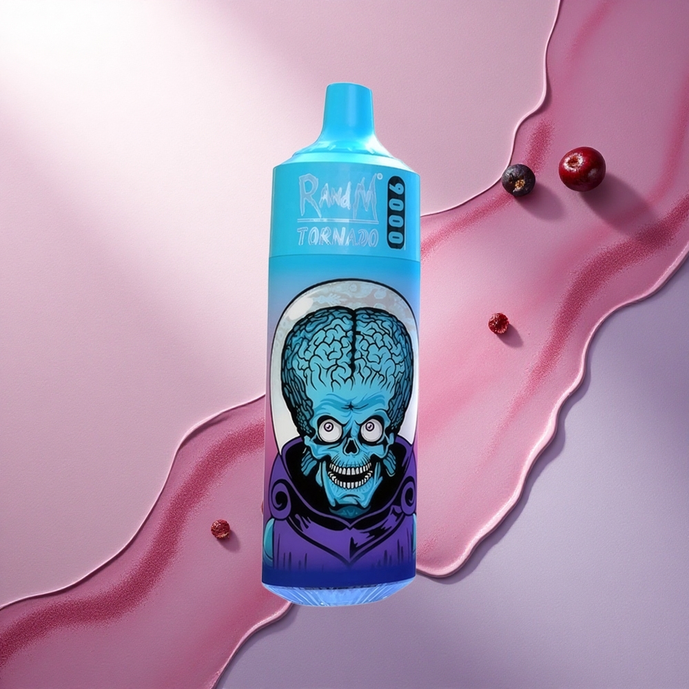 RandM Fumot Tornado 9000 Puffs Borovničeva Češnja Brusnica z 850 mAh in 18 mL