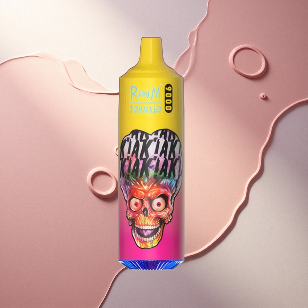 RandM Fumot Tornado 9000 Puffs Breskovi Mango Ananas z 18 mL E-tekočine in 850 mAh Baterijo