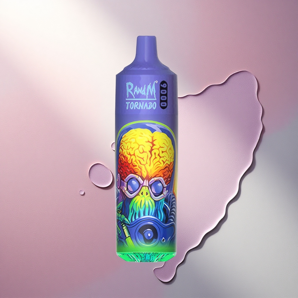 RandM Fumot Tornado 9000 Puffs Hladna Meta 18 mL Mrežasta Tuljava 850 mAh