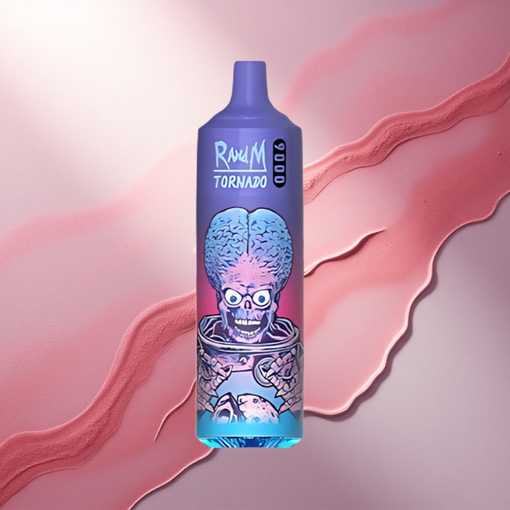 RandM Fumot Tornado 9000 Puffs Lubenika Brazz Led z 18 mL E-tekočino in 850 mAh Baterijo
