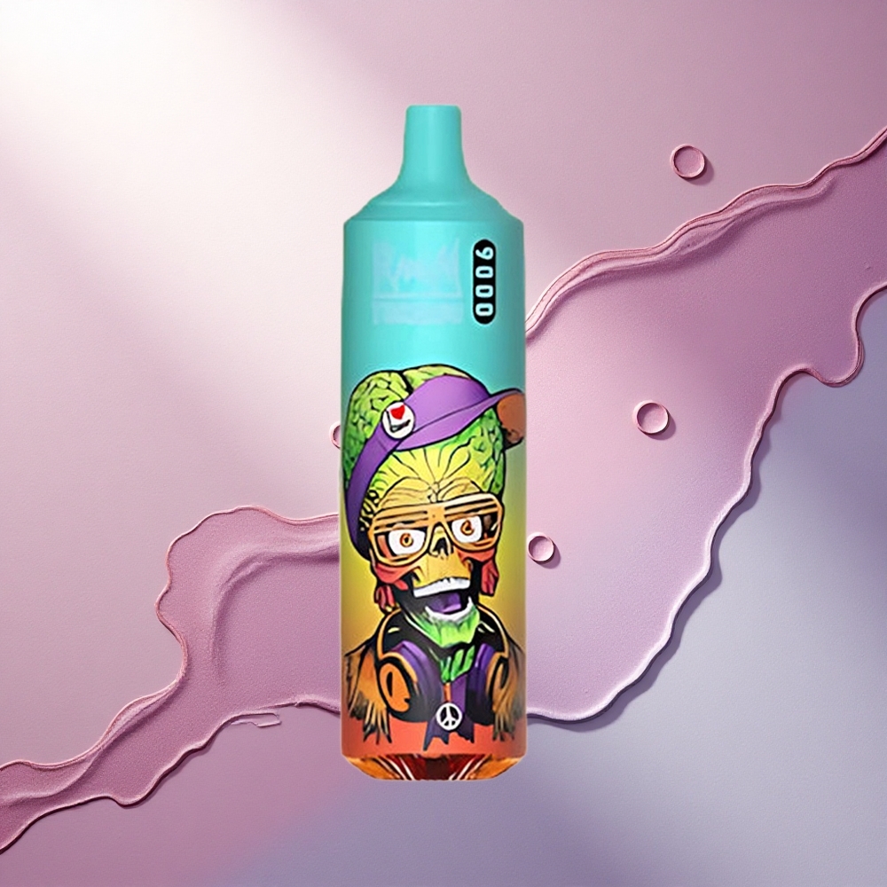 RandM Fumot Tornado 9000 Puffs Modra Slast 9000 Pufov 18 mL Mrežasta Tuljava 850 mAh