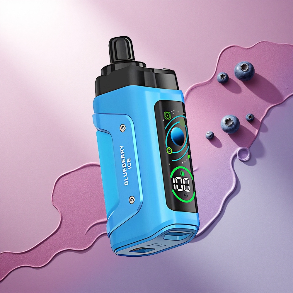 Razz Bar 45000 Puffs Borovnični Led z 20 mg/ml nikotina in nastavljivim zračnim tokom