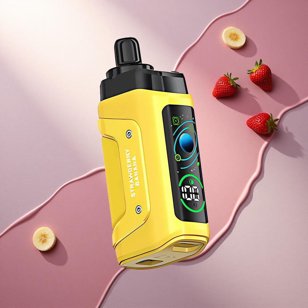 Razz Bar 45000 Puffs Jagoda Banana 1.0 Ohm Mesh Coil 650 mAh