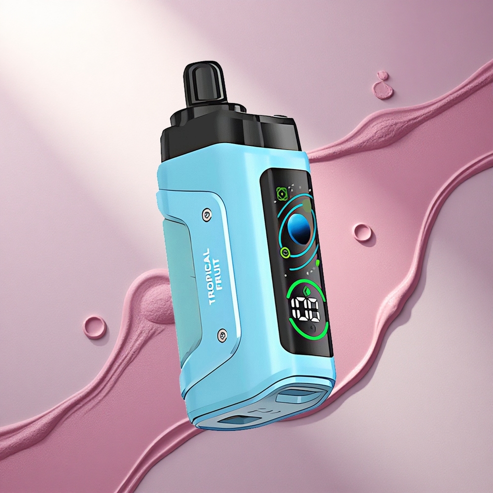 Razz Bar 45000 Puffs Tropski Sadje 1.0 Ohm Mehanski Navoj 20 mg/ml Nikotina