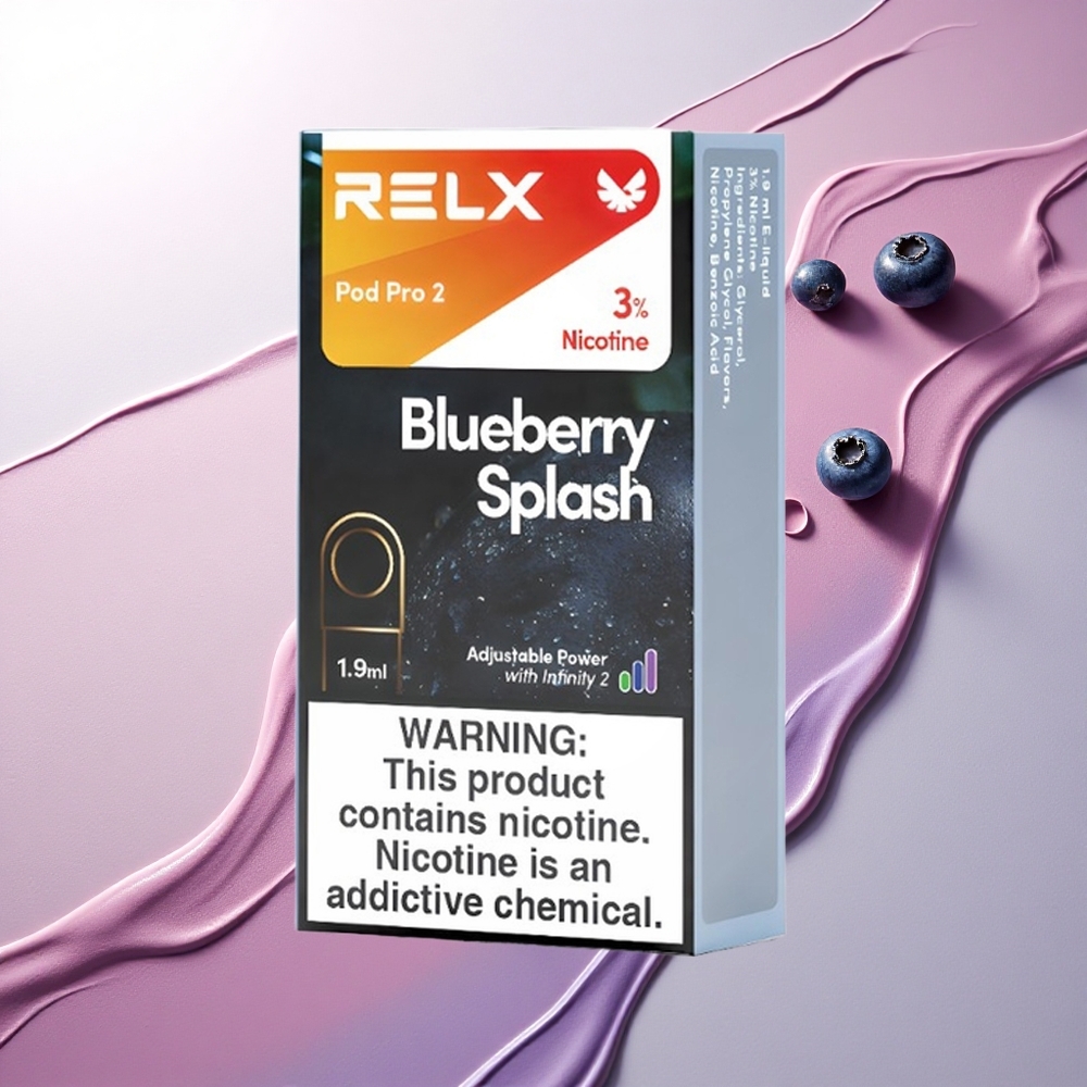 Relx Pod Pro 2 Vape Device Boršnica Poškropitev 30mg/ml nikotina, 1.9ml zmogljivost, 3 načini napetosti