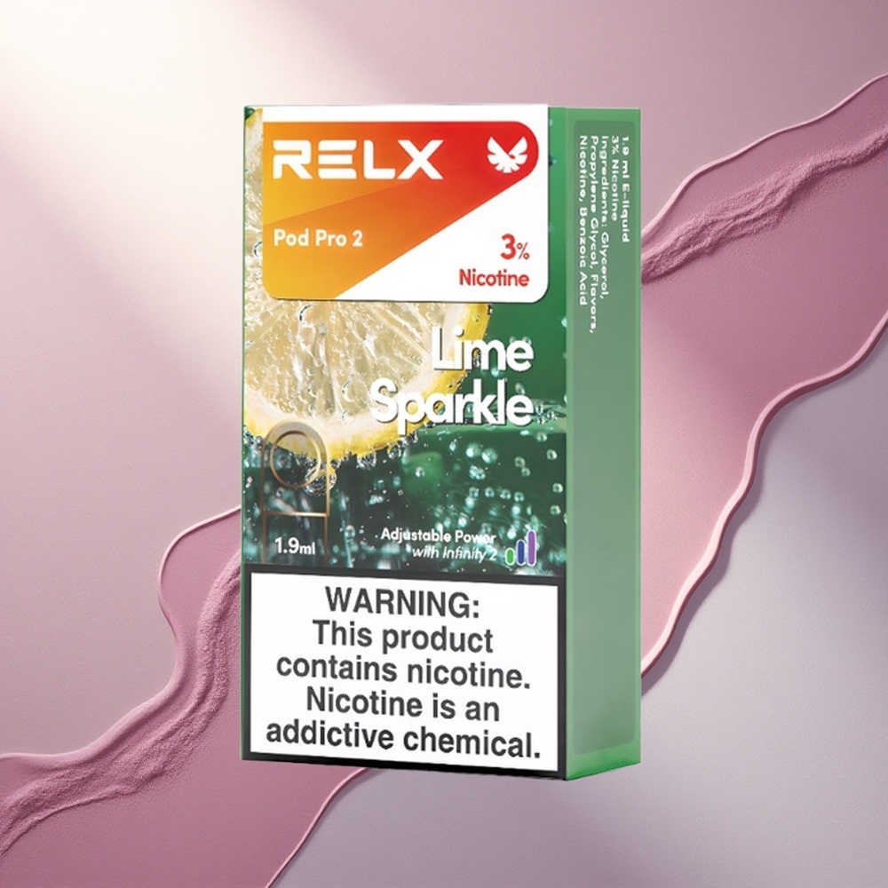 Relx Pod Pro 2 Vape Device Limeta Iskra 30mg/ml nikotina, 1.9ml, 3 napetostni načini