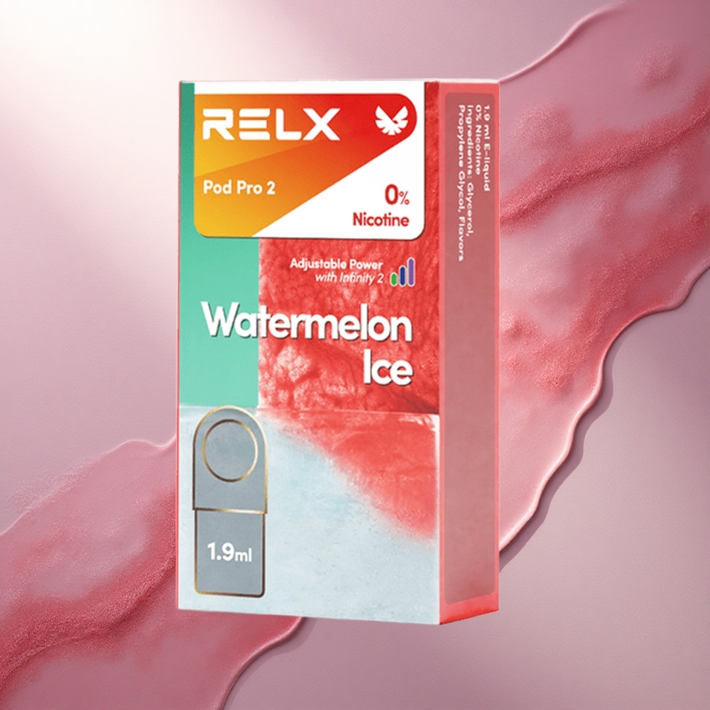 Relx Pod Pro 2 Vape Device Lubenični Led 0mg/ml 1,9ml Smooth Mode (6,5W)