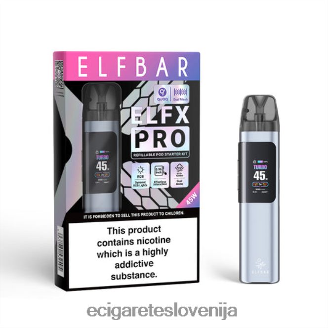ELFBAR ELFX Pro Odprite napravo črn 0J64DD5 Elektronska Cigareta Za Enkratno Uporabo
