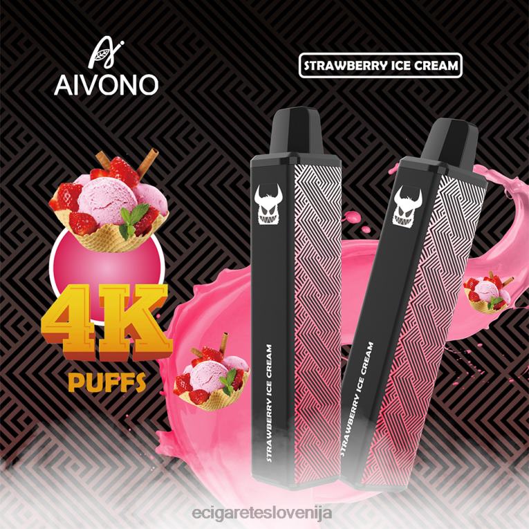 Aivono AIM FREAK 4000 jagodni sladoled 8N08F263 - Elektronska Cigareta Cena