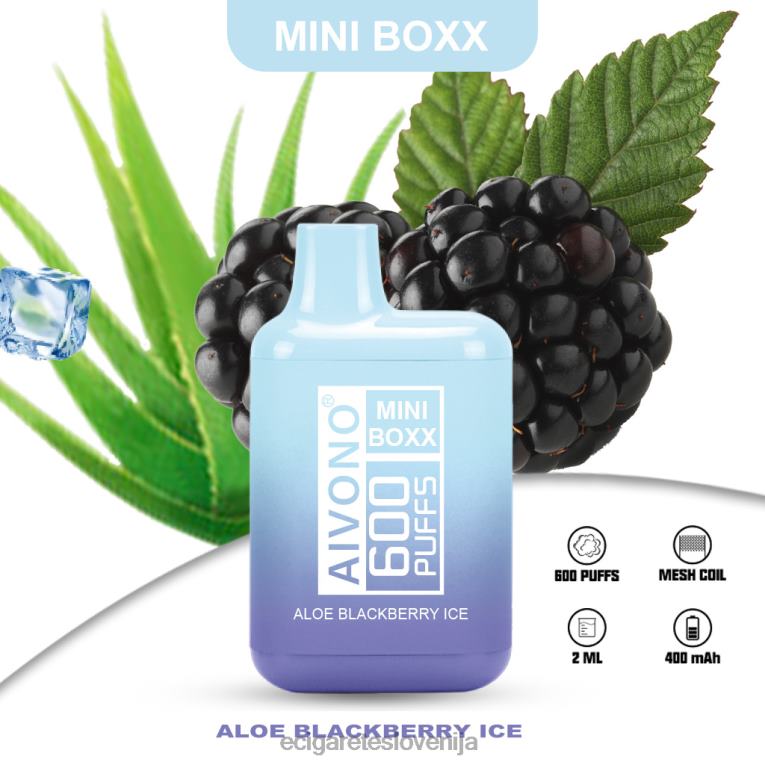 Aivono AIM MINI BOXX 600 alojev trenutni led 8N08F240 - Elektronska Cigareta Brez Nikotina