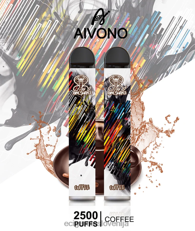 Aivono AIM SNAKE 2500 kava 8N08F300 - Elektronska Cigareta Brez Nikotina