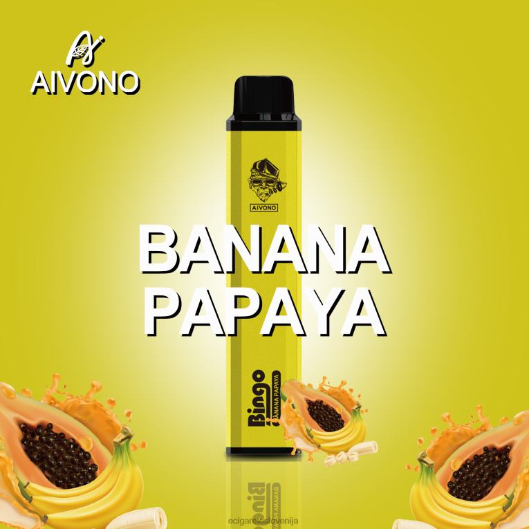 Aivono AIM BINGO 4000 banana papaja 8N08F137 - Elektronska Cigareta Z Okusom