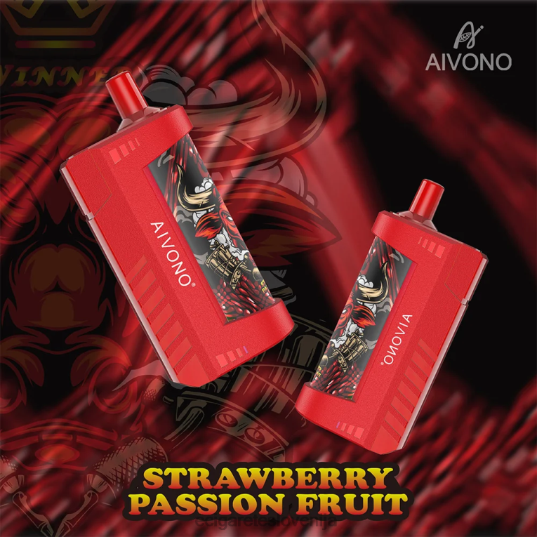 Aivono AIM WINNER 5000 jagodna pasijonka 8N08F130 - Elektronska Cigareta Brez Nikotina