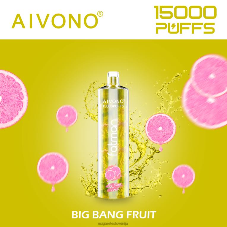 Aivono FATMAN 15000 sadje velikega poka 8N08F16 - Elektronska Cigareta Iqos