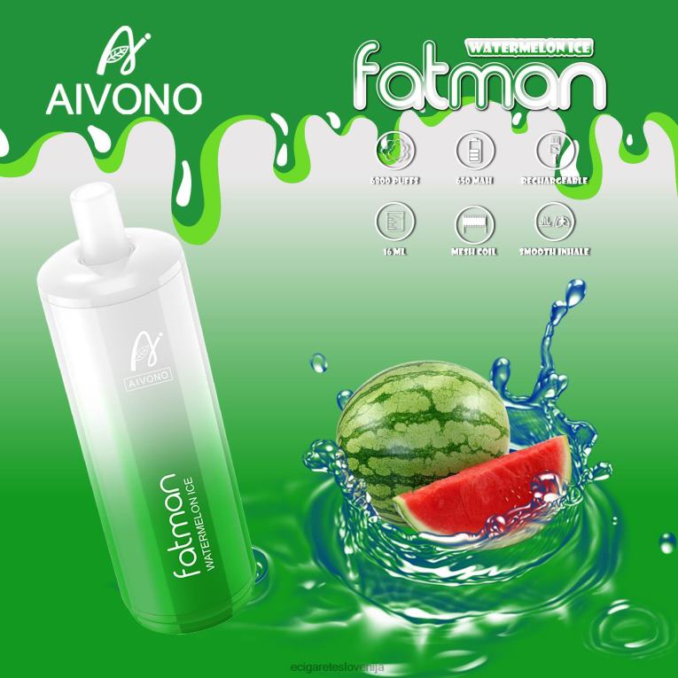 Aivono FATMAN 6800 led iz lubenice 8N08F28 - Elektronska Cigareta Nakup