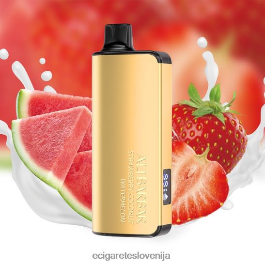 Alibarbar Ingot 20000 vape za enkratno uporabo jagoda kokos lubenica X046DN43 - Elektronska Cigareta Cena