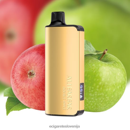 Alibarbar Ingot 9000 vape za enkratno uporabo dvojno jabolko X046DN28 - Elektronska Cigareta Nakup