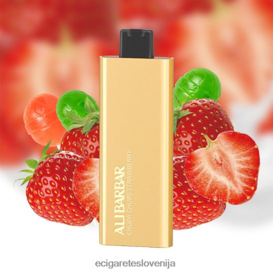 Alibarbar Pandora 7000 vape za enkratno uporabo chupa chups jagoda X046DN53 - Elektronska Cigareta Cena