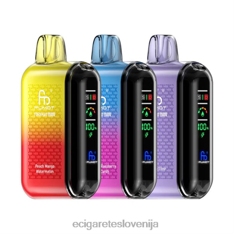 Elektronska Cigareta Nakup HV62417 Fumot Tornado 20000 vape za enkratno uporabo ekskluzivno