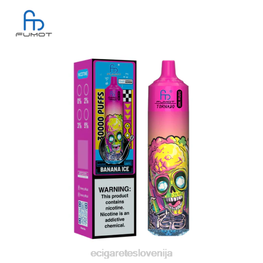 Fumot Tornado 30k glasbe bananin led 8LDN1 - Elektronska Cigareta Iqos Cena