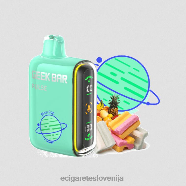 4ZZDX79 - elektronska cigareta terra blow pop GEEK BAR Pulse planet edition 7500 vpihov/15000 vpihov