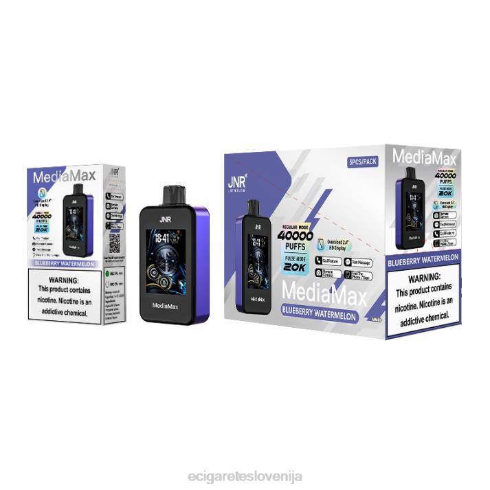 JNR MediaMax 40k puff - elektronska cigareta iqos cena petrol borovničeva lubenica 00XJ12