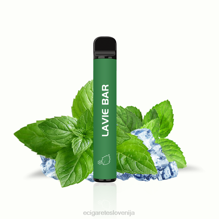 LAVIE BAR 2% različica 800 vpihov hladna meta P28F320 - Elektronska Cigareta Brez Nikotina