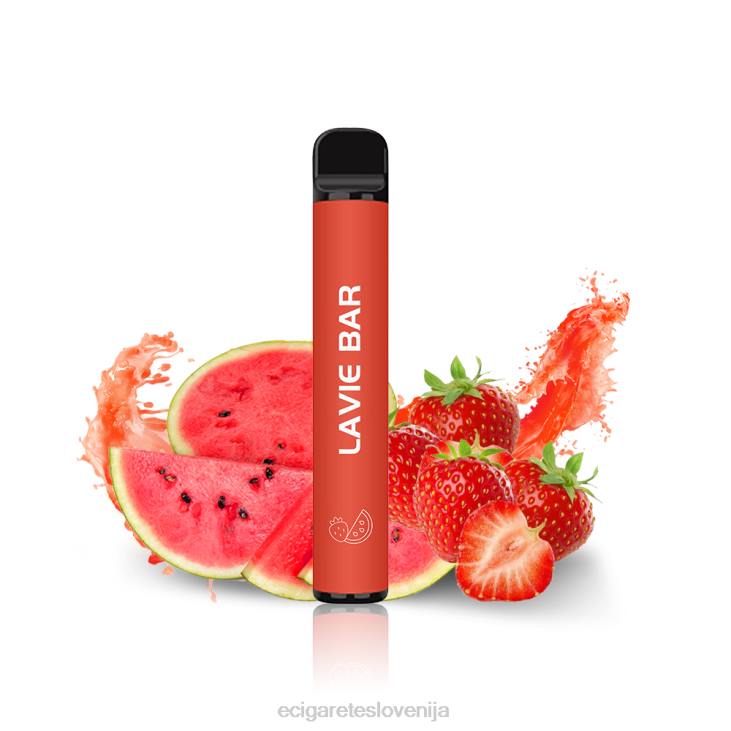 LAVIE BAR 2% različica 800 vpihov lubenica jagoda P28F327 - Elektronska Cigareta Z Okusom