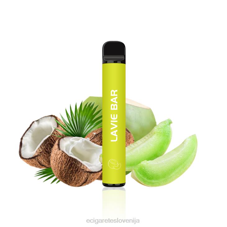 LAVIE BAR 2% različica 800 vpihov melona kokos P28F324 - Elektronska Cigareta Mimovrste