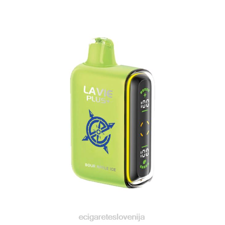 LAVIE PLUS 15000 vpihov kisli jabolčni led P28F100 - Elektronska Cigareta Brez Nikotina