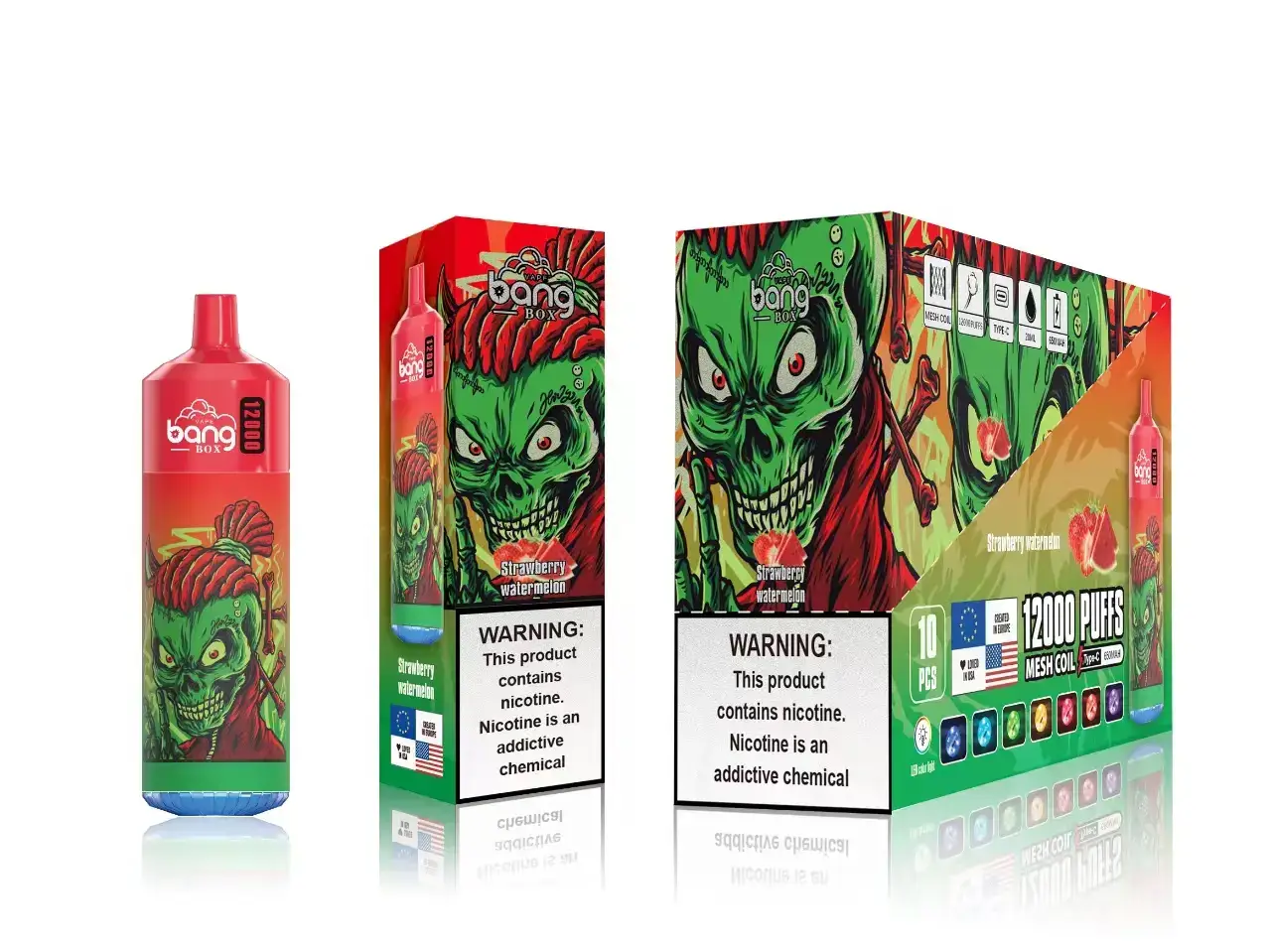 4ZZDX121 - elektronska cigareta iqos cena jagodna lubenica Bang Box 12000 vpihov
