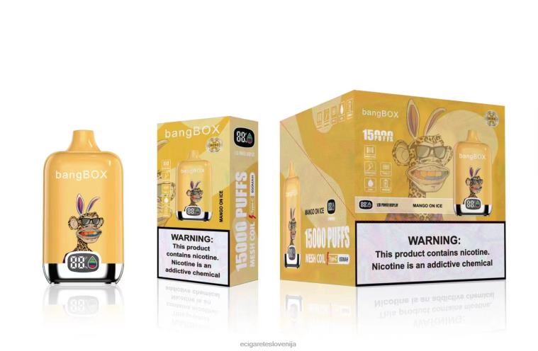 4ZZDX137 - elektronska cigareta z okusom mango na ledu Bang Box 15000